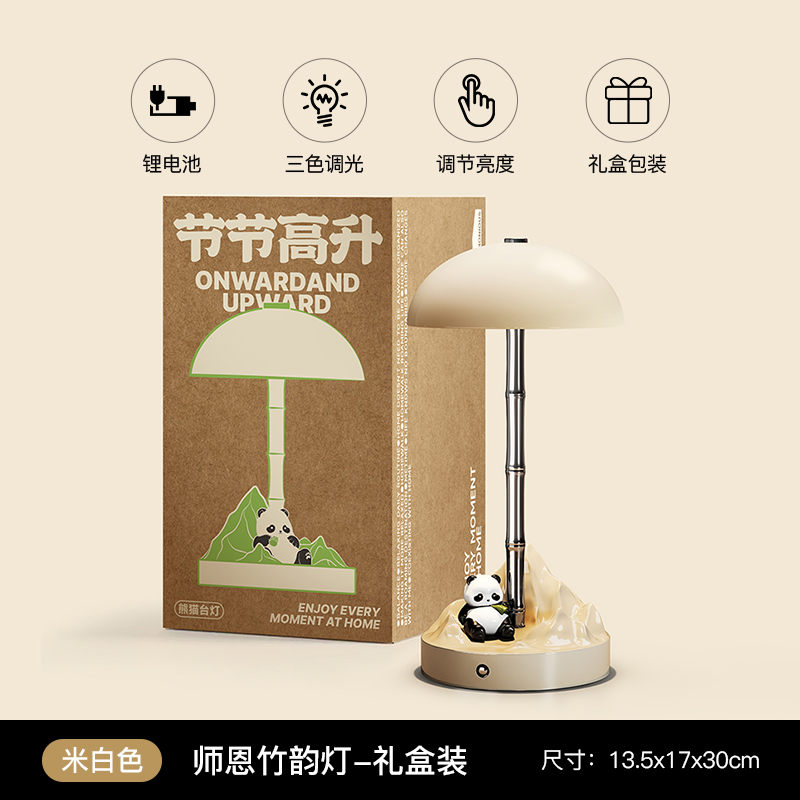 师恩如山熊猫台灯礼盒装 图片 2