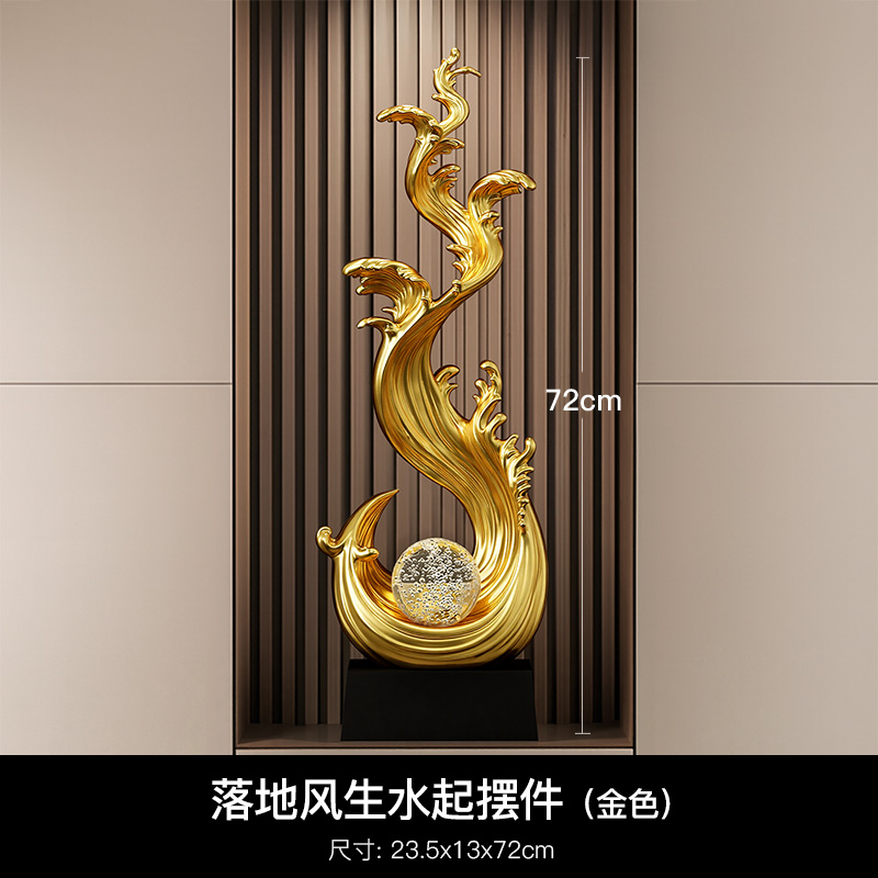 浪花风生水起流 10cm水晶球 图片 2